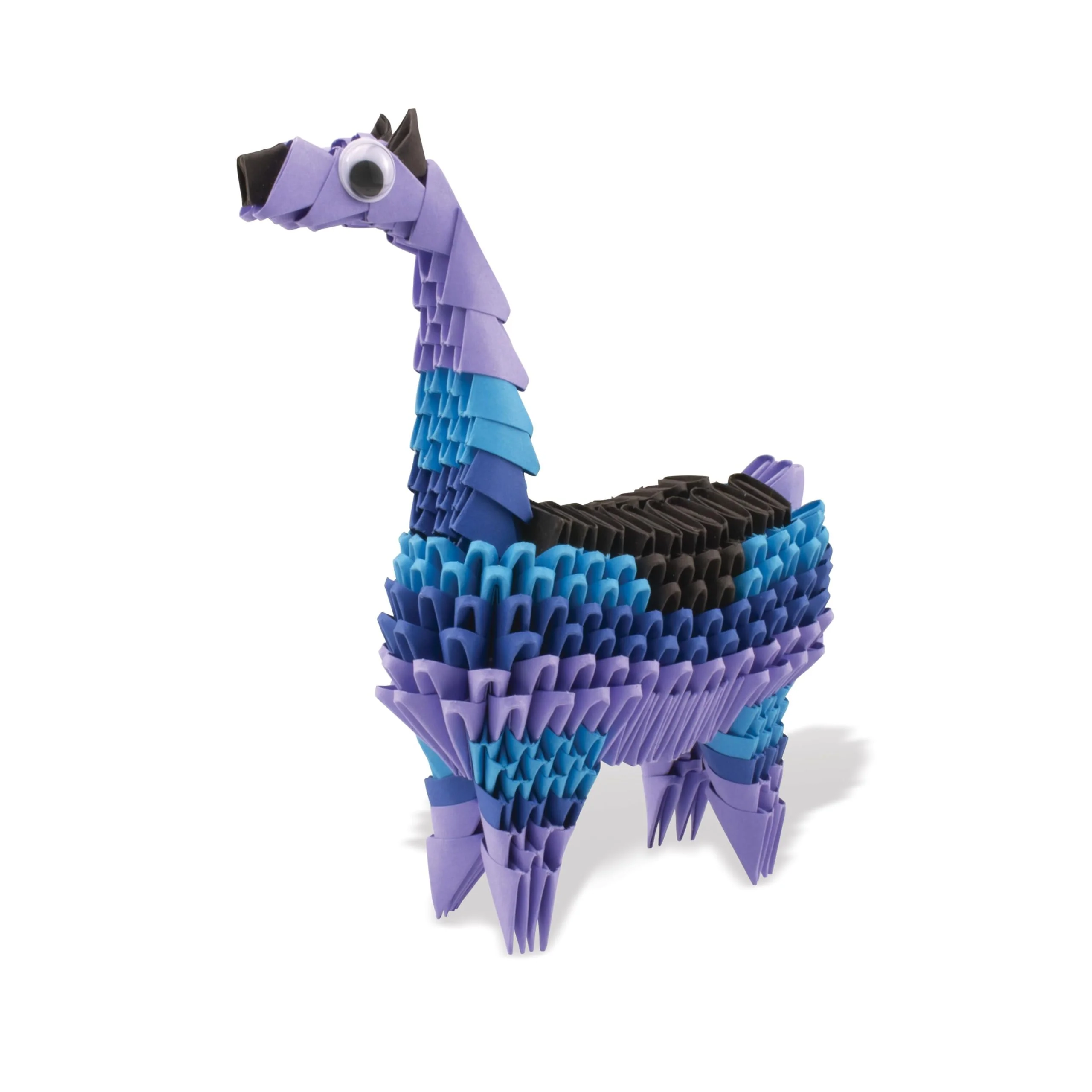 Creagami Llama Origami Set - 480 Piece 3D Modular Paper Sculpture Kit for Craft Enthusiasts Ages 7+ - Image 3