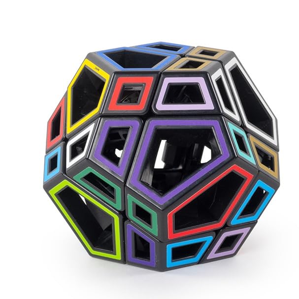 Meffert's Hollow Skewb Ultimate - The Original Transparent 12-Faced Brainteaser Puzzle from Recent Toys - Travel-Friendly Fun for Ages 9+ - Image 5