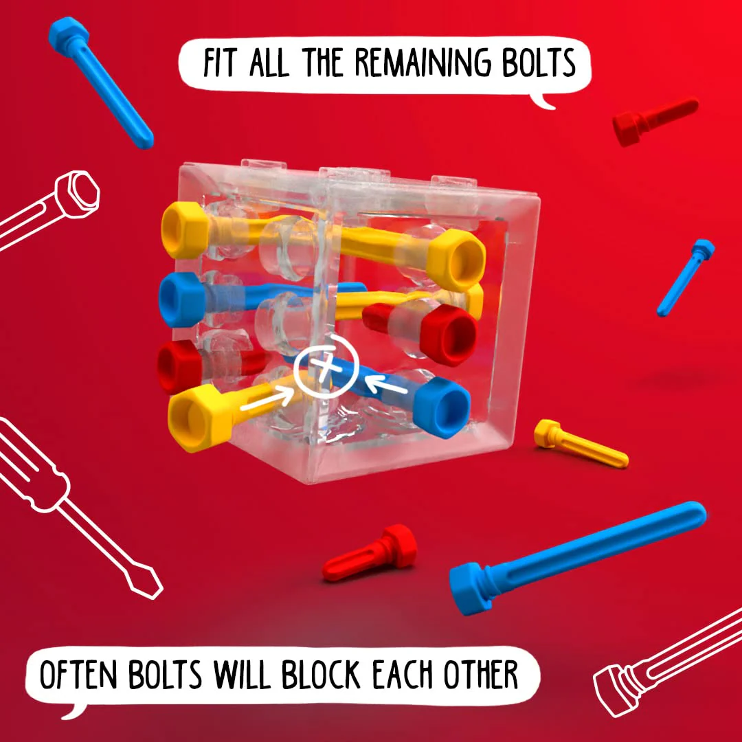 Criss Cross Cube 3D Puzzle Game - Brainteaser with 80 Challenges for Ages 8+ - Image 11