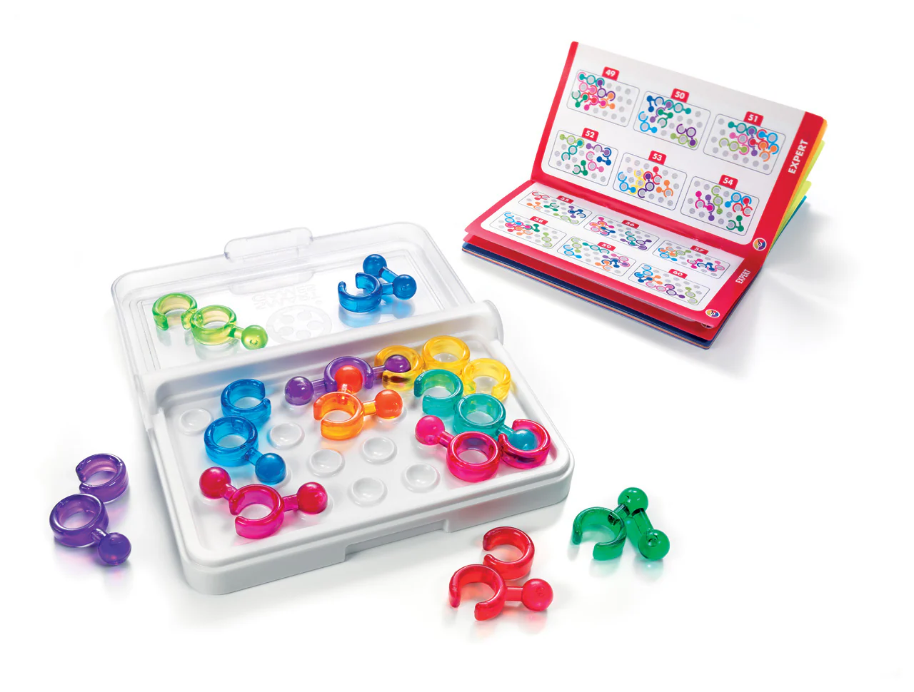 IQ Link: A Travel Game for Ages 8 & Up with 120 Challenges. Can You Link the Colors? - Image 4