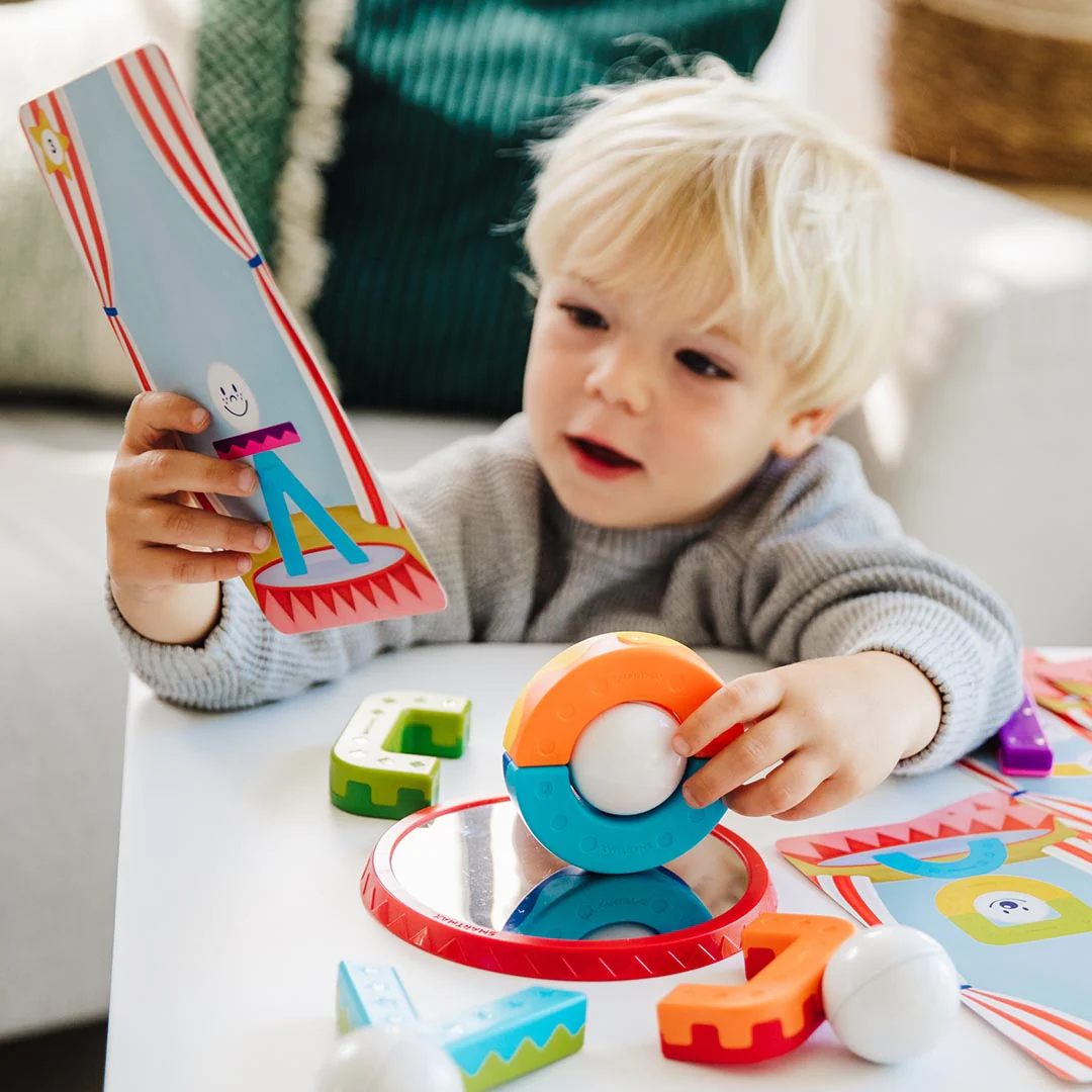 SmartMax My First Acrobats STEM Magnetic Toy with Building Challenges for Ages 1.5 - 5 - Image 10